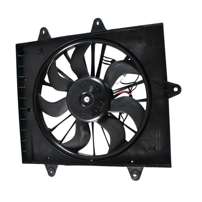 CarPartsDepot 2004 2005 Compatible With PONTIAC PT Cruiser Turbo Cooling Fan CH3115144 New Blade Motor Shroud