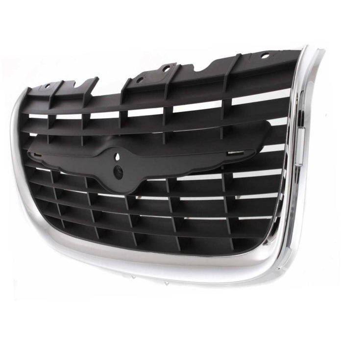 CarPartsDepot 400-16762, Front Grille Matte Black Insert W/O Emblem CH1200249 4805107AB