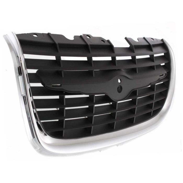 CarPartsDepot 400-16762, Front Grille Matte Black Insert W/O Emblem CH1200249 4805107AB