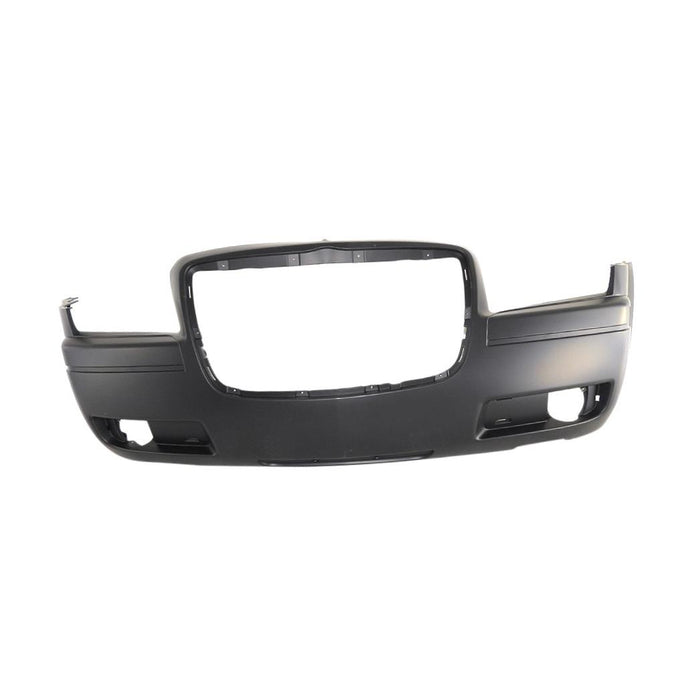 New Replacement Parts Front Black Primed Bumper Cover Compatible With CHRYSLER 300 Fits CH1000951 4806112AC