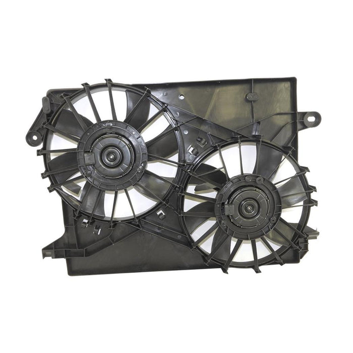 New Replacement Parts Front Radiator Cooling Fan W/O Wire Harness 05-09 Compatible With DODGE Charger Magnum Compatible With CHRYSLER 300 Fits CH3115132 5137717AA