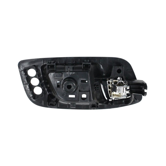 Front Left Driver Side Black Housing Silver Lever Interior Inside Door Handle With Memory Compatible With SEAT Button Hole W/O Switch/CHRYSLER 300 Fits CH1352154 1TF59DX9AC