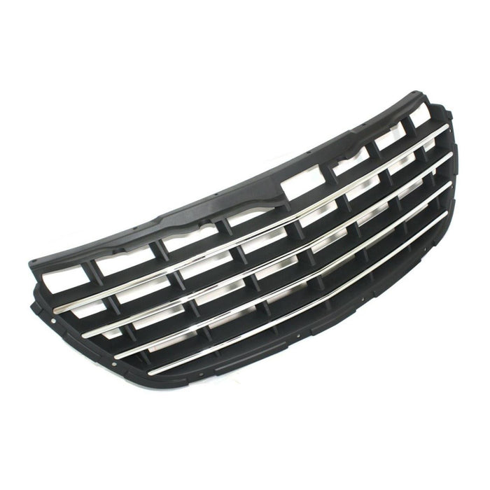 New Front Gray Grille Grill Replacement With Chrome Molding Compatible With CHRYSLER Pacifica SUV Fits CH1200277 4857625AB