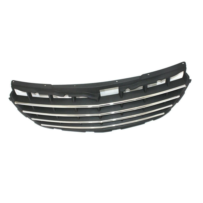 New Front Gray Grille Grill Replacement With Chrome Molding Compatible With CHRYSLER Pacifica SUV Fits CH1200277 4857625AB