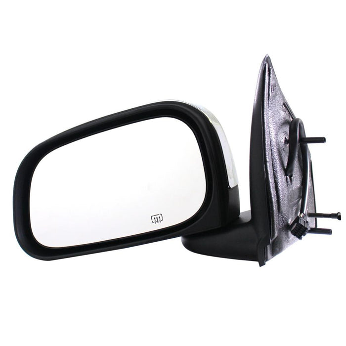 Drivers Power Side View Mirror Heated with Chrome Cover Replacement for Chrysler SUV 55364665AI