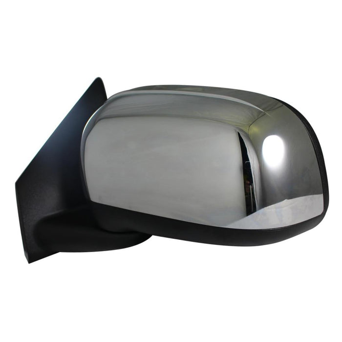 Drivers Power Side View Mirror Heated with Chrome Cover Replacement for Chrysler SUV 55364665AI