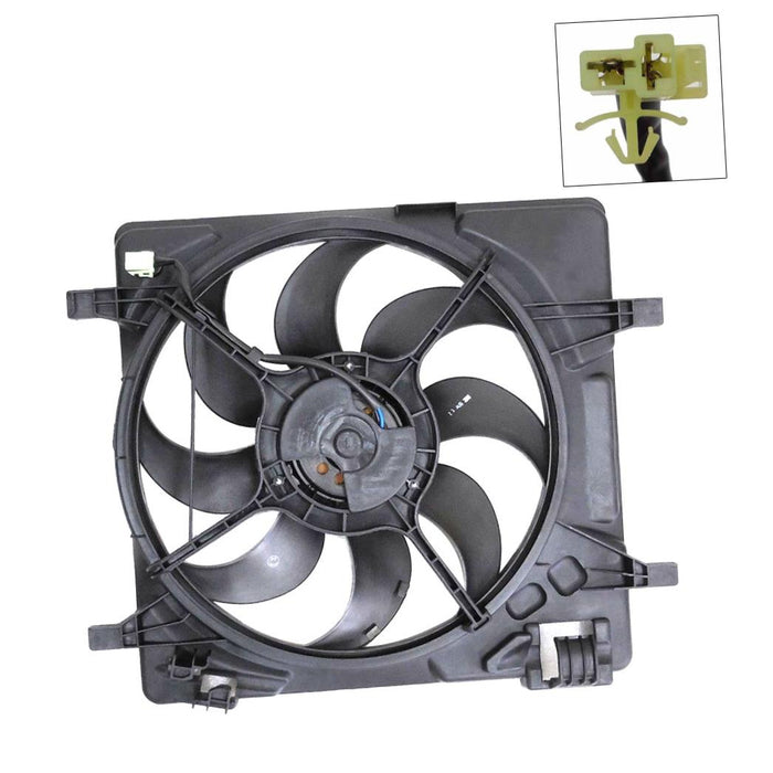 New Replacement Parts Front Radiator Cooling Fan Chevy Spark W/O A/C Fits GM3115255 95205516