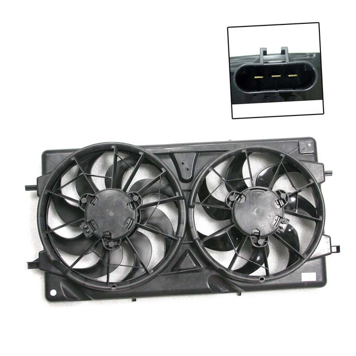 New Replacement Parts Front Radiator Cooling Fan Chevy Cobalt Compatible With SATURN Ion Fits 22718765