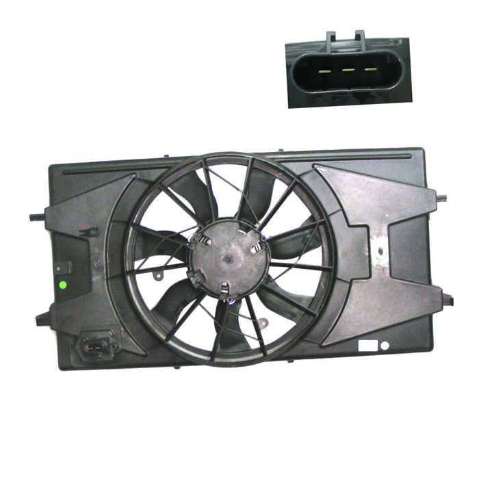 New Replacement Parts Front Radiator Cooling Fan Chevy Cobalt Compatible With PONTIAC G5 Fits GM3115179 15849635