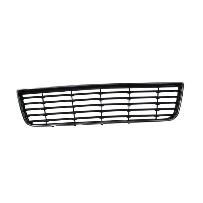 JustDrivably Replacement Parts Front Bumper Lower Grill Grille Assembly With Chrome Fram Shell Trim Molding With Dark Gray Insert Compatible With Chevrolet Impala 2006-2011 Except SS Model