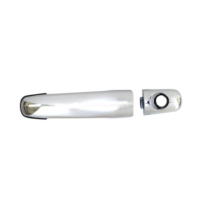 New Front Left Driver Side Chrome Exterior Outer Door Handle With Key Hole Acadia Equinox HHR Malibu Traverse Enclave Terrain G6 Torrent Aura Outlook XL-7 Fits GM1310180 15895671