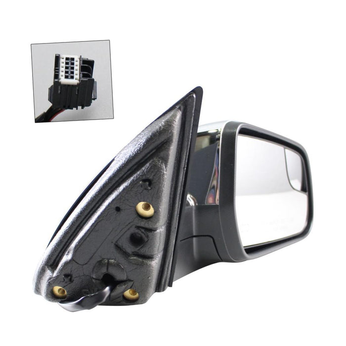 2010-2014 Compatible With CHEVROLET Chevy Equinox Terrain Compatible With GMC Front Right Passenger Side Side Mirror GM1321477 Chrome