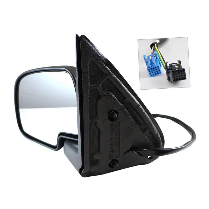 2002-2002 Compatible With CHEVROLET Tahoe Front,Left Driver Side DOOR MIRROR TEXTURE EXT MODEL,PUDDLE LAMP,SINGLE GLASS, POWER,FOLDING,HEATED,WITH MEMORY,WITHOUT DIMMING