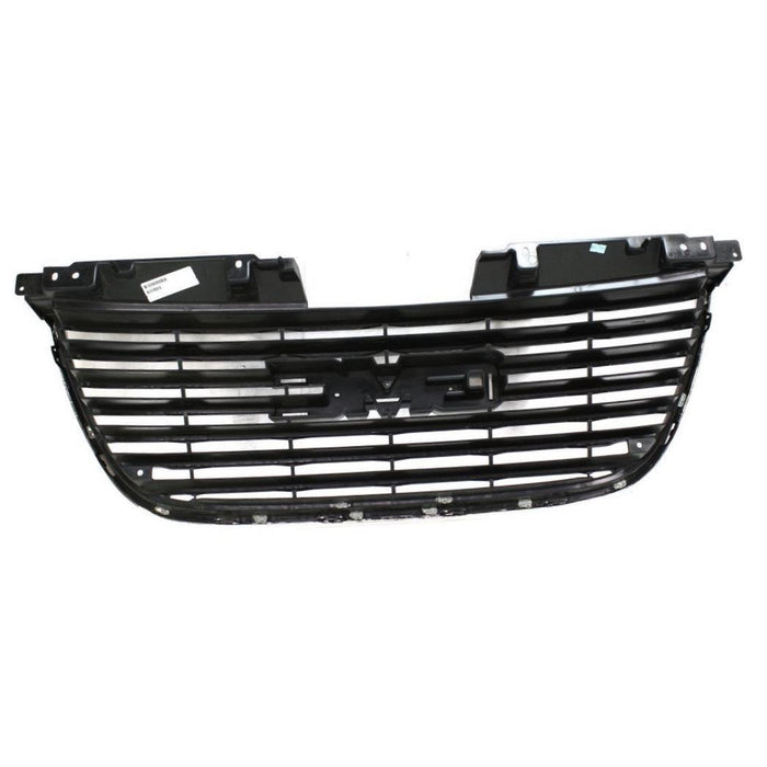 New Front Black Grille Grill Replacement With Chrome Frame Compatible With GMC Yukon XL 1500 Yukon SUV Fits GM1200576 25891151