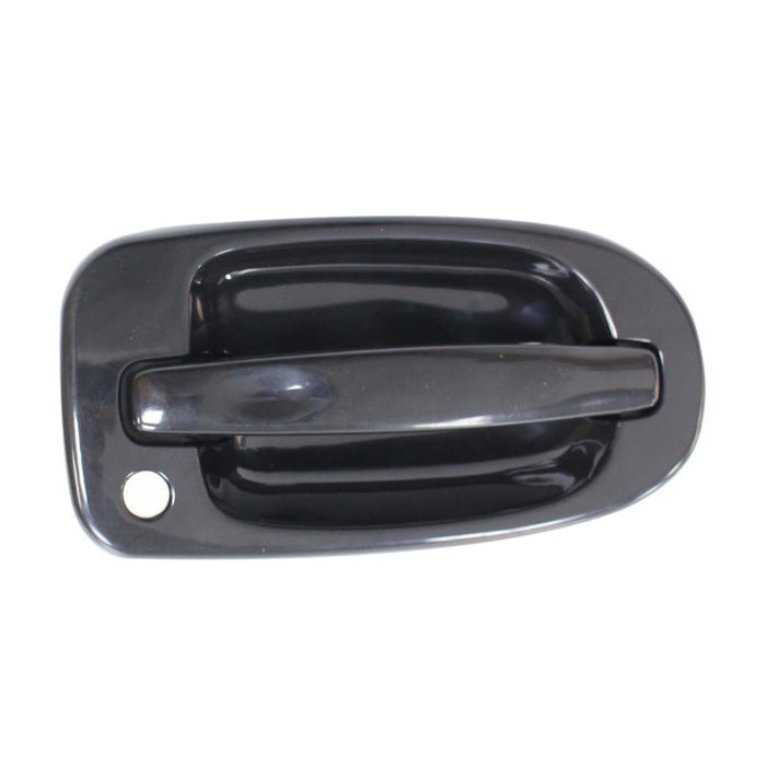 Rear Left Driver Side Black Smooth Exterior Outer Door Handle With Key Hole Chevy Venture Compatible With OLDSMOBILE Silhouette/PONTIAC Montana Trans Sport Fits GM1520121 10298453