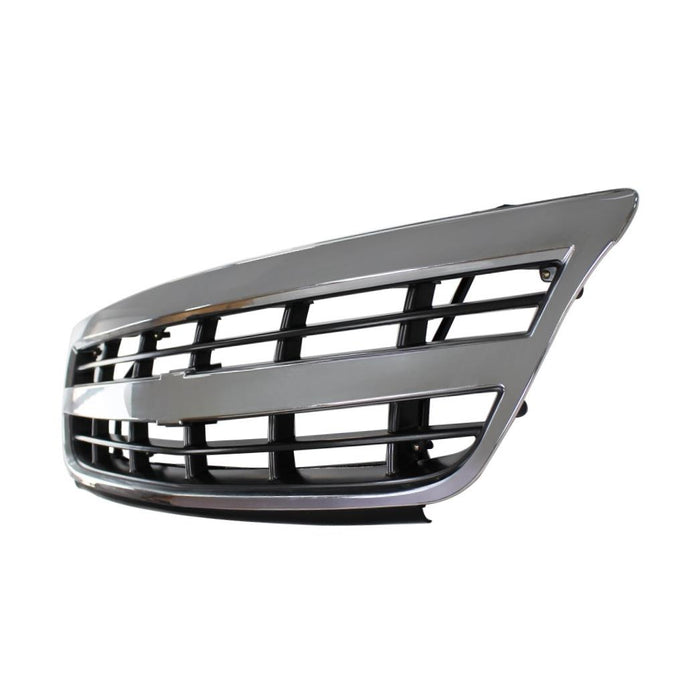 CarPartsDepot 01-05 Compatible With CHEVROLET Venture LT Front Grille Chrome Outer Frame GM1200459 Black Grid