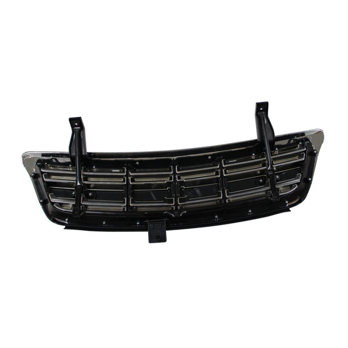 CarPartsDepot 01-05 Compatible With CHEVROLET Venture LT Front Grille Chrome Outer Frame GM1200459 Black Grid