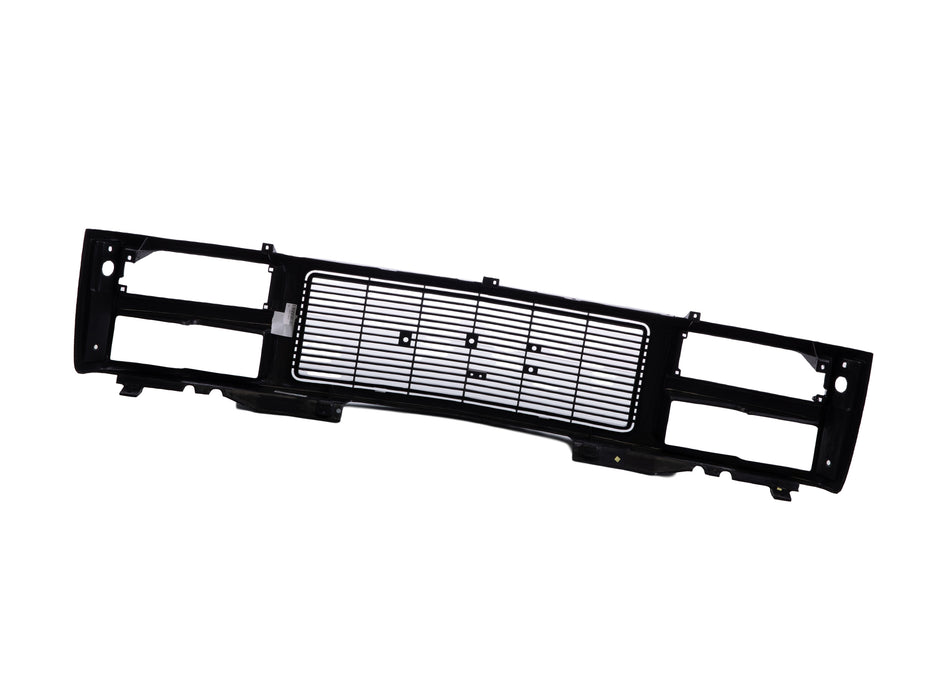 JustDrivably Replacement Parts Front Grille Grill Assembly Black Shell Black Insert With Composite Headlamps Type Compatible With GMC C / K 1500 2500 3500 Yukon Suburban Pickup Truck 1988-1993