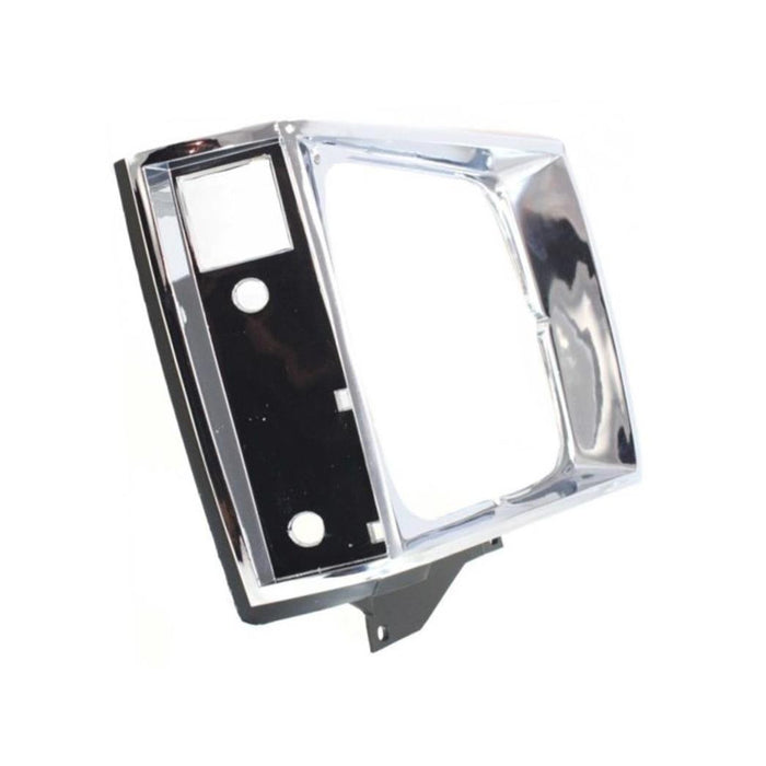 New Front Left Driver Side Chrome Head Lamp Bezel Trim Compatible With GMC Chevy Compatible With CHEVROLET S10 Blazer S15 Jimmy SUV S10 S15 Pickup Truck Fits GM2512121 15591585