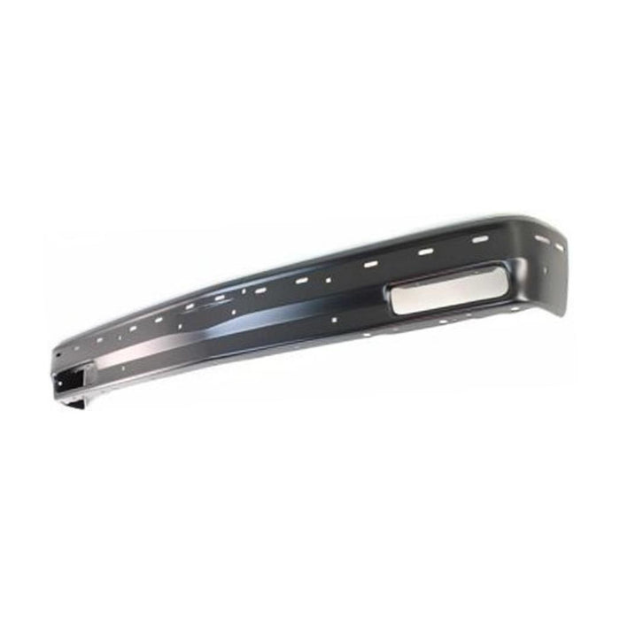 CarPartsDepot 341-15117-10, Pickup Front Chrome Bumper Face Bar W/Strip Holes New