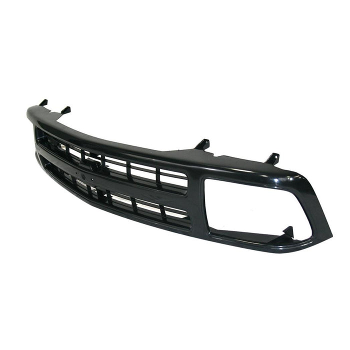 CarPartsDepot, Non-Primed Front Raw Black Plastic Grill Grille Composite Lamp Type Assembly, 400-15473?GM1200388 12471807