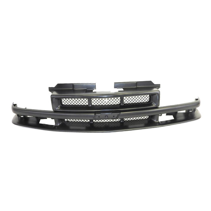 1998-2004 Compatible With CHEVROLET Chevy S10 1999-2005 Compatible With CHEVROLET Chevy Blazer Front Grille GM1200426 Gray