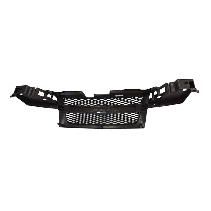 JustDrivably Replacement Parts Front Grille Grill Dark Gray Mesh Insert Without Center Molding Bar ( Two Piece Design ) Compatible With Chevrolet Colorado 2004-2012