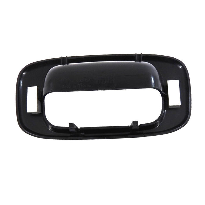 Rear Black Textured Tail Gate Handle Bezel Chevy Compatible With GMC SIlverado Pickup Truck Compatible With GMC Sierra Pickup Truck 1500 2500 3500 HD Fits GM1916102 15228539