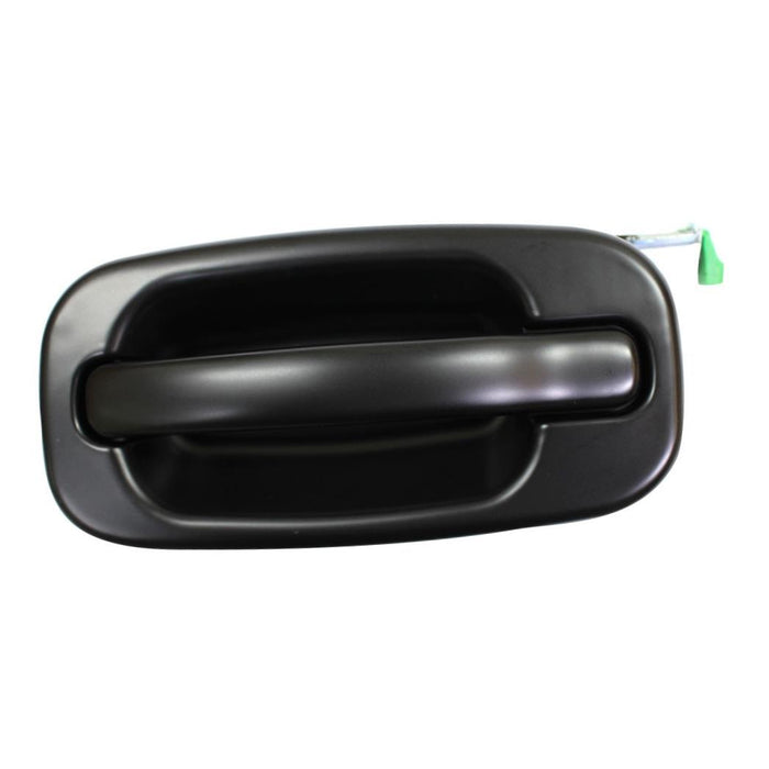 Outside Door Handle Rear Black Smooth - Left Side - Fits Chevrolet, GM, Cadillac