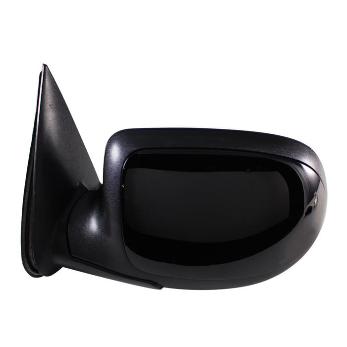 New Front Left Driver Side Manual Remote Black Side View Door Mirror With Black Cover Compatible With CADILLAC Escalade ESV EXT/GMC Sierra Chevy Silverado Tahoe Yukon XL Fits GM1320208