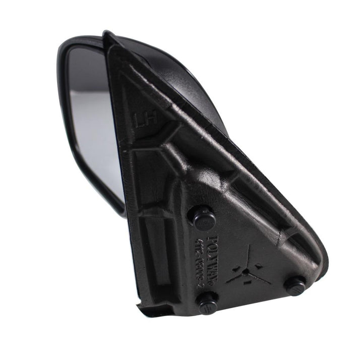 New Front Left Driver Side Manual Remote Black Side View Door Mirror With Black Cover Compatible With CADILLAC Escalade ESV EXT/GMC Sierra Chevy Silverado Tahoe Yukon XL Fits GM1320208