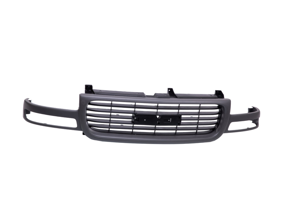 JustDrivably Replacement Parts Front Grille Grill Compatible With GMC Sierra 1500 2500 Yukon Yukon XL 1500 Yukon XL 2500 Sierra 1500HD 2500HD 3500 For 1999-2006 Pickup Truck