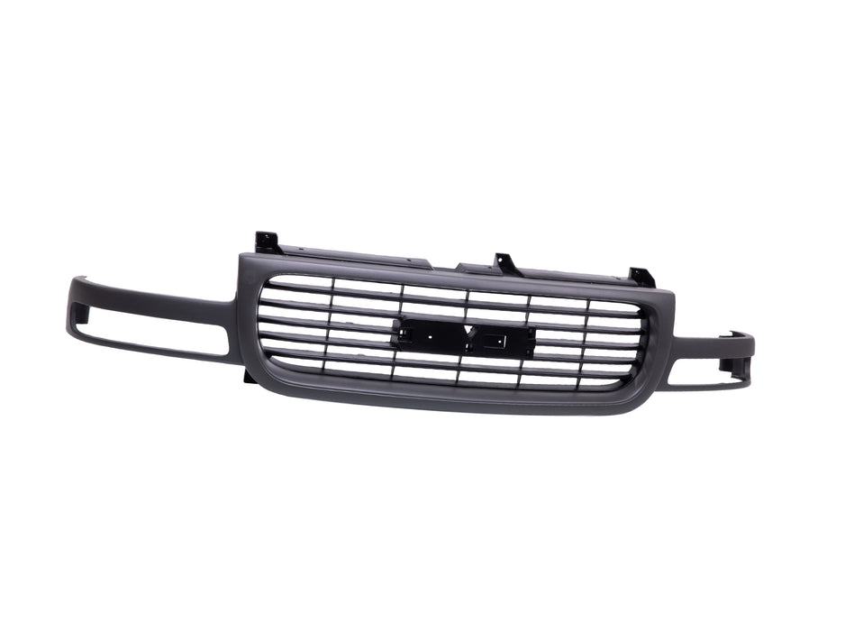 JustDrivably Replacement Parts Front Grille Grill Compatible With GMC Sierra 1500 2500 Yukon Yukon XL 1500 Yukon XL 2500 Sierra 1500HD 2500HD 3500 For 1999-2006 Pickup Truck