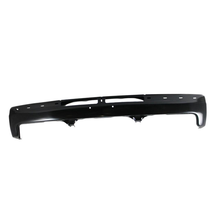 JustDrivably Replacement Parts Front Steel Black Bumper Face Bar Compatible With Chevrolet Silverado 1500 1500HD 2500 2500HD 3500 Suburban 1500 2500 Tahoe 1999-2006