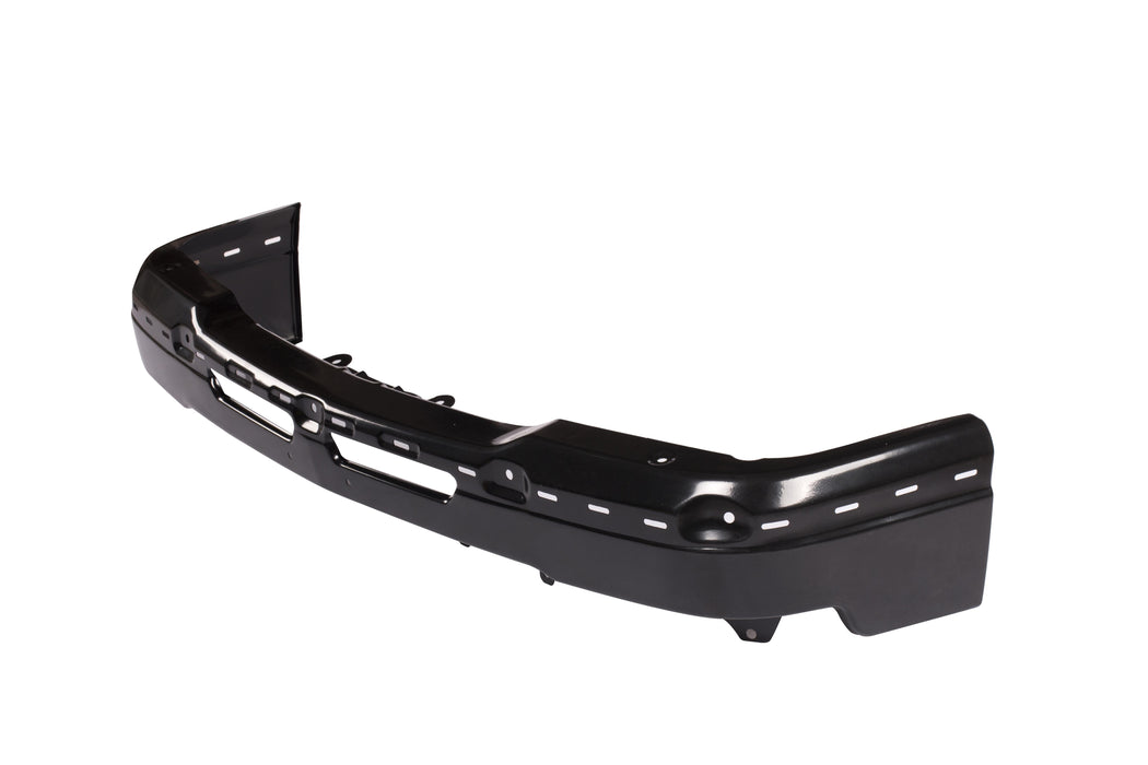 CarPartsDepot Front Bumper Cover Painted Black Steel Compatible With Silverado 1500 2500HD 3500 2003 2004 2005 2006 Fit 89025748/15187972/15200570 Front