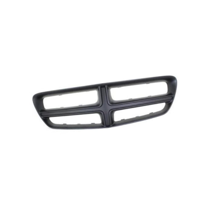 JustDrivably Replacement Parts Front Black Grille Frame Grill Shell Outer Compatible With Dodge Charger 2011 2012 2013 2014 ( SE R/T SXT SXT Plus R/T Road and Track )