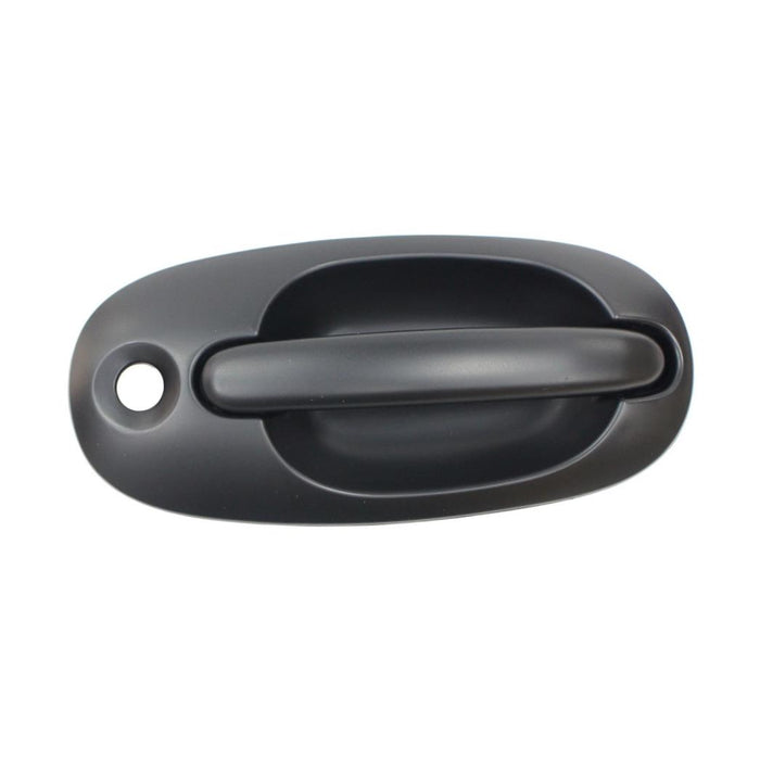 Rear Right Passenger Side Black Smooth Exterior Outer Door Handle With Key Hole Compatible With DODGE Caravan/CHRYSLER Town & Country/PLYMOUTH Voyager Fits CH1521101 QJ98SJM