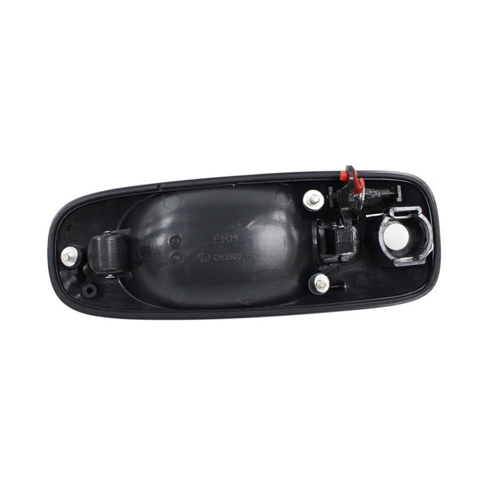 Passengers Outside Front Door Handle Textured Black with Keyhole Replacement for Chrysler Dodge Van 4717512AC