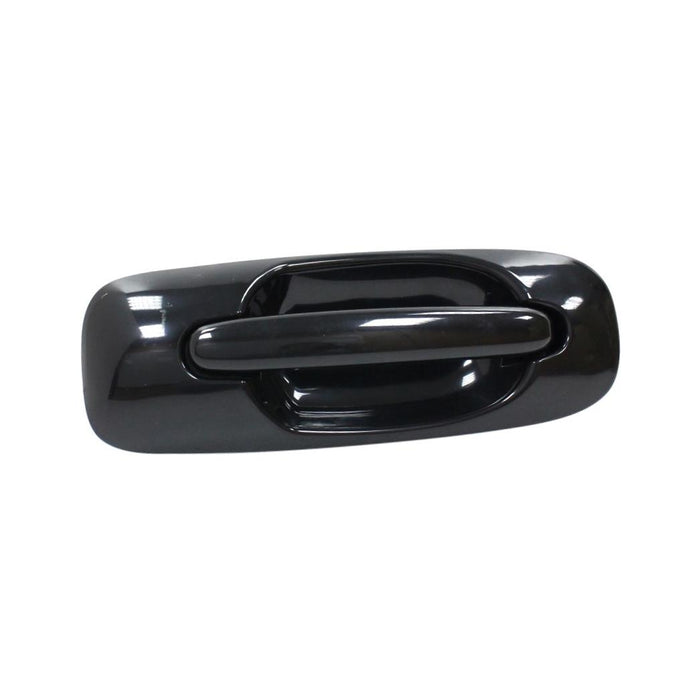 Rear Left Driver Side Black Smooth Exterior Outer Door Handle W/O Key Hole Compatible With DODGE Caravan/CHRYSLER Voyager/Grand Voyager Fits CH1520113 RP91SW1AC