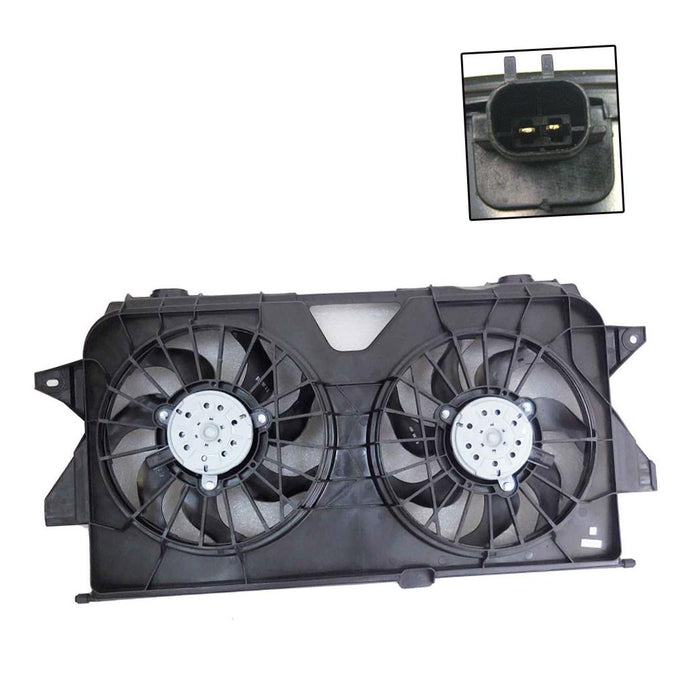 Radiator Cooling Dual Fan Assembly for Grand Caravan T & C