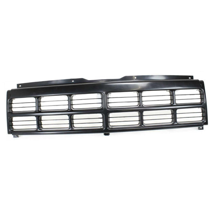 CarPartsDepot, Front Black Pickup Grill Grille Plastic Assembly Replacement New, 400-17781 CH1200194?5BB76KX8?