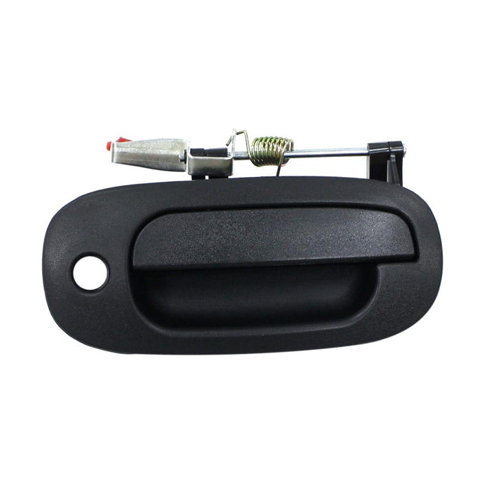 New Replacement Parts Front Right Passenger Side Black Textured Exterior Outer Door Handle With Key Hole Compatible With DODGE Durango Dakota Fits CH1311122 55257434AC