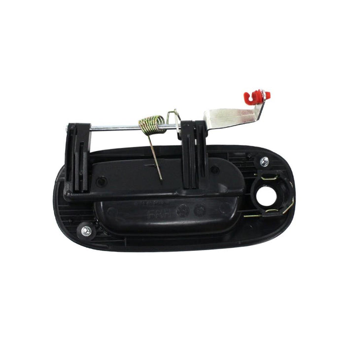 New Replacement Parts Front Right Passenger Side Black Textured Exterior Outer Door Handle With Key Hole Compatible With DODGE Durango Dakota Fits CH1311122 55257434AC