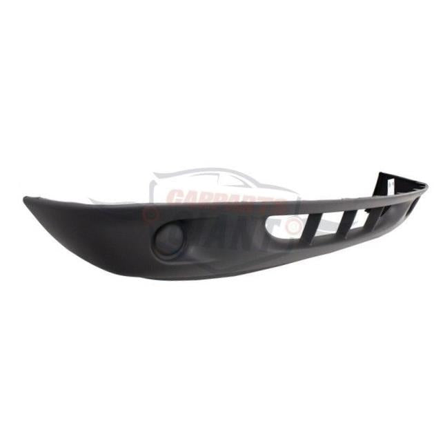 Front Bumper Cover Compatible with 1997-2000 Dodge Dakota Lower Fascia 2-pc Type Bumper Textured Fog Light Holes