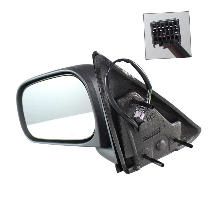 Depo 334-5402L3EFH Texture Black Driver Side Power Heated Mirror