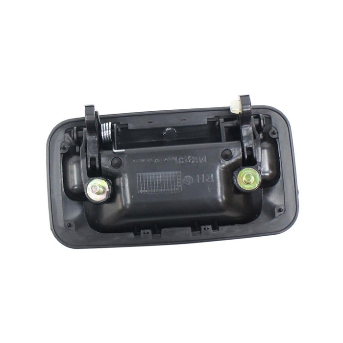 Exterior Door Handle compatible with MIGHTY MAX 87-96 Front LH Outside Smooth Black Plastic