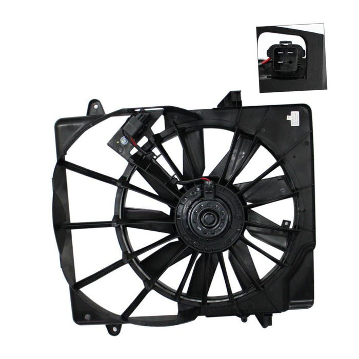 New Replacement Parts Front Radiator Cooling Fan Compatible With DODGE Nitro Fits CH3115153 55116884AA