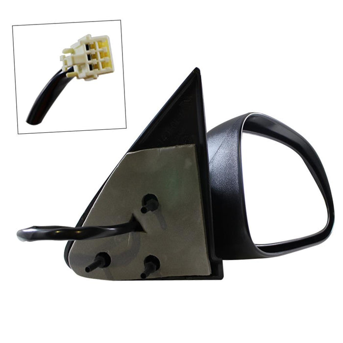 Crash Parts Plus Passenger Side Textured Black Mirror for Dodge Dakota, Durango