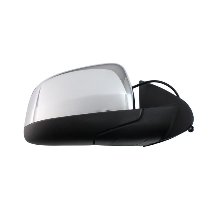 New Replacement Parts Front Right Passenger Side Power Heated W/O Blind Spot Detection Chrome Side View Door Mirror Compatible With DODGE Durango Fits CH1321388 68249320AA