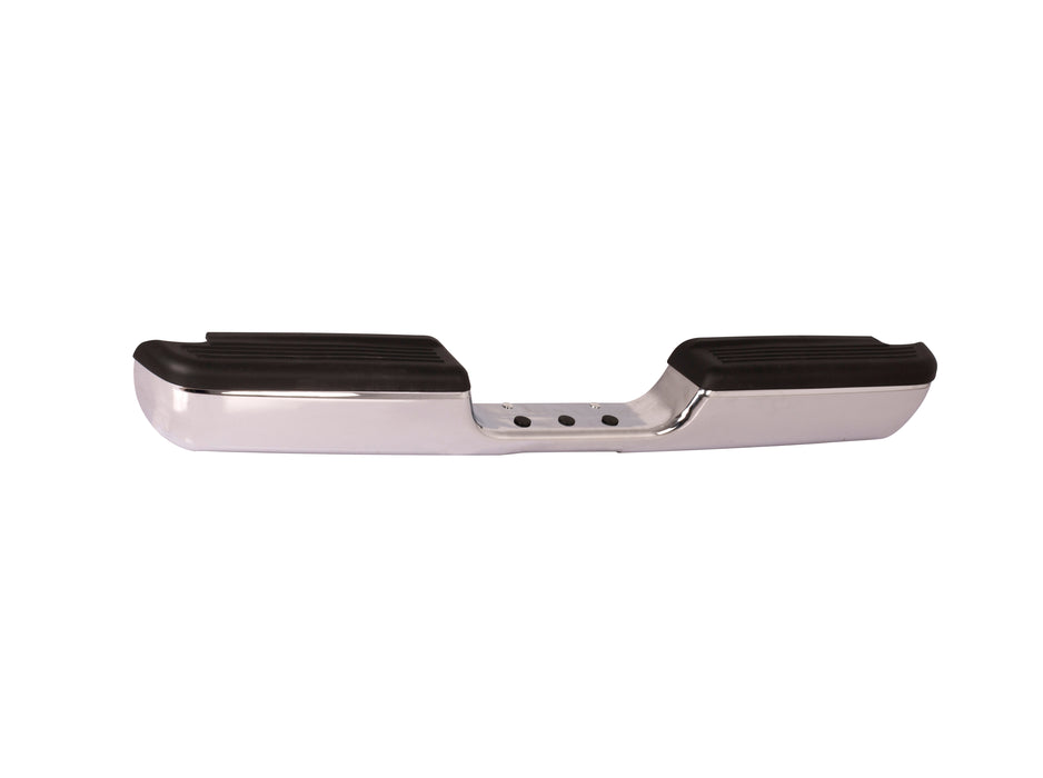 CarPartsDepot, Rear Bumper Chrome Bar Step Pad Mount Bracket Complete Assembly Pickup 2-Dr, 364-17120-20-CH CH1102328 82401316